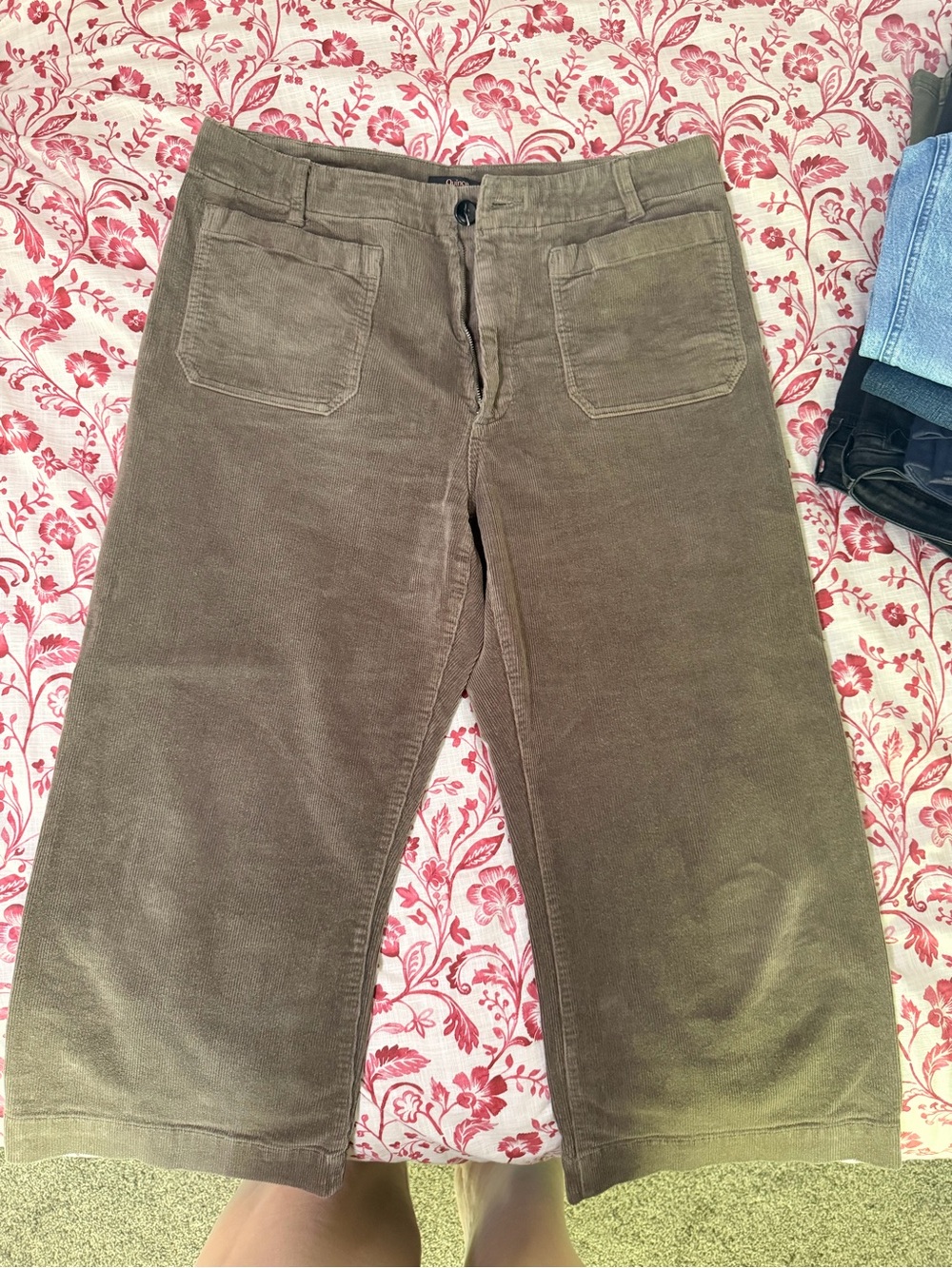 Women’s Quince Wide Leg Cropped Corduroy Pants